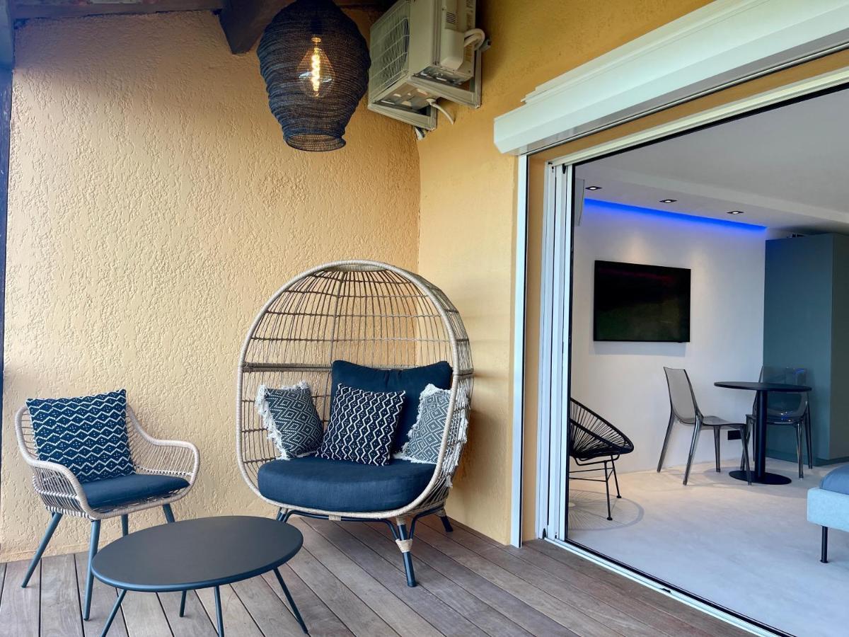 Appartement Neuf Climatise - Vue Mer Saint-Tropez - 50M Plage Et Port - Piscine Gassin Exterior foto