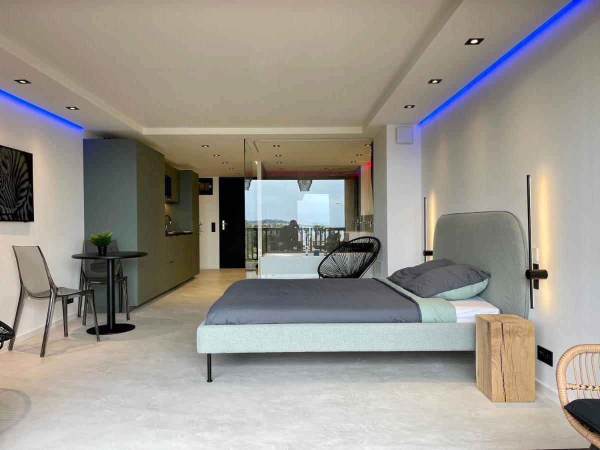 Appartement Neuf Climatise - Vue Mer Saint-Tropez - 50M Plage Et Port - Piscine Gassin Exterior foto